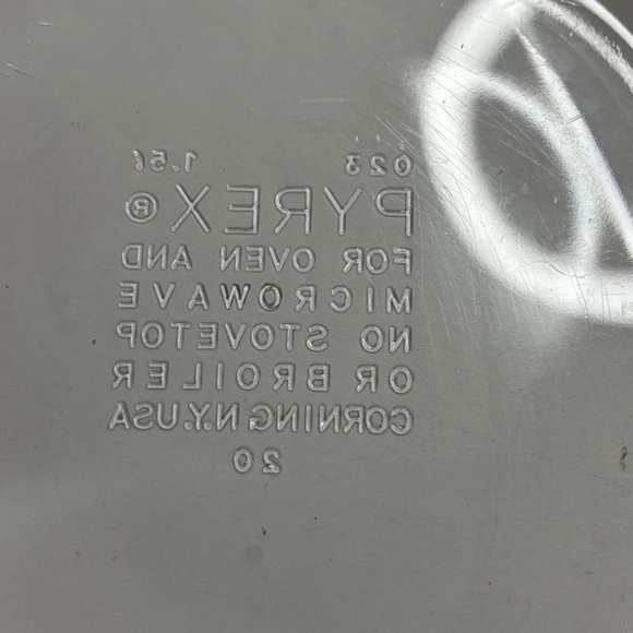 Pyrex Transparent Glass Cookware - Picture 3 of 4